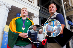 Į pasaulio čempionatą abu sūnūs lydėsiantis V. Alekna džiūgauja dėl Martyno ir tikisi, kad paslydęs Mykolas išmoks pamoką