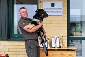 Geriausias pasieniečių šuo – 6-metis Orin Saulės Vilkas, saugantis sieną su Baltarusija