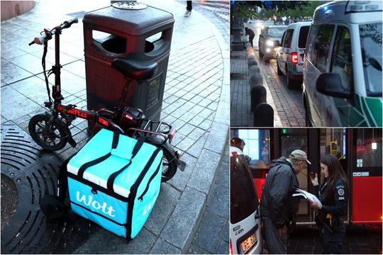 Vilniuje automobilis partrenkė dviračiu važiavusį maisto išvežiotoją, jaunuolis perduotas medikams