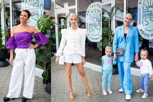 Didysis vasaros sezono atidarymas pritraukė būrį garsenybių: tarp jų – ir E. Puidokaitė su ūgtelėjusiomis dvynukėmis