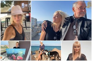 Žurnalistė Ligita Juknevičiūtė užuovėją nuo slogių naujienų rado Graikijoje