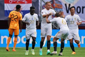 UEFA Tautų lygos bronza antrą kartą paeiliui pasidabino Italijos futbolininkai