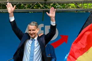 Vokietijos kraštutinių dešiniųjų partija AfD planuoja rengti kampaniją dėl ES likvidavimo