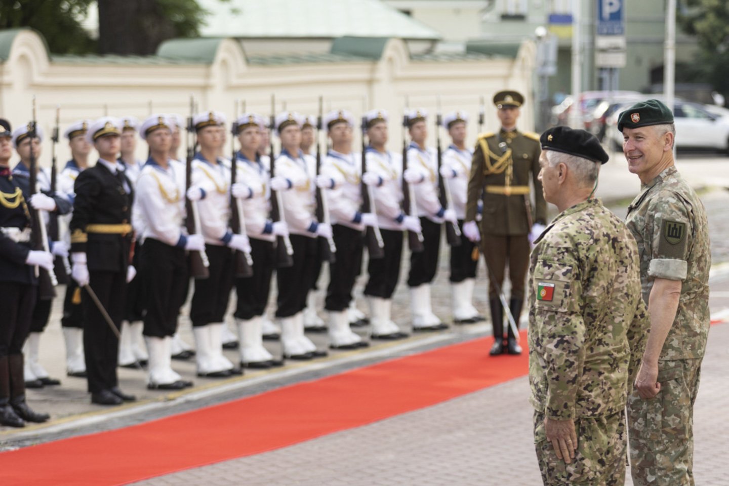 Lietuvoje su pirmu oficialiu vizitu lankosi naujasis Portugalijos Respublikos kariuomenės vadas gen. Jose Nunes da Fonseca.<br>Št. srž. sp. Ievos Budzeikaitės nuotr.