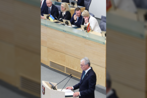 Opoziciją šokiravo I. Šimonytės ir G. Landsbergio elgesys: klausydami G. Nausėdos laidė pašaipius žvilgsnius