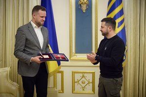 G. Landsbergis apie abejones dėl V. Zelenskio atvykimo į NATO viršūnių susitikimą: jo vizitas labai svarbus