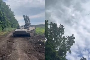 Paskelbė įrašą, kaip numuša Rusijos droną, K. Budanovas paneigė V. Putino pareiškimus