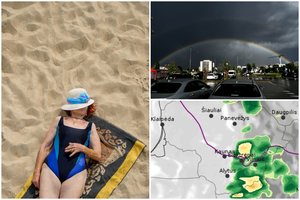 Sinoptikai: kai kur oras įkais iki 31 laipsnio, gaivins vasariškos liūtys su perkūnija