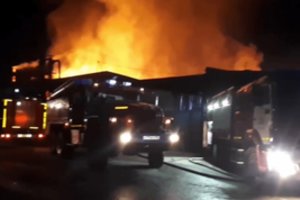 Milžiniškas gaisras Maskvos srityje: didžiulis dūmų stulpas buvo matyti iš toli