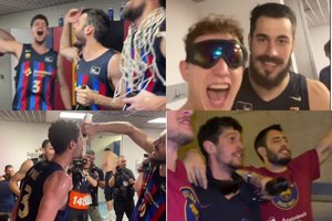 „Barcelona“ šėlsmas rūbinėje ir R. Jokubaičio linkėjimai: „Į sveikatą visiems, bučkis“