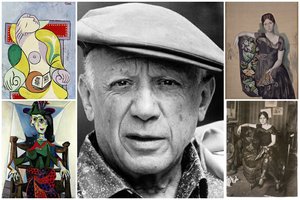 Pablo Picasso moterys: atsibodusias meilužes žemino tiek paveiksluose, tiek gyvenime