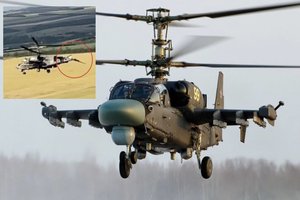 Pažangus Rusijos atakos sraigtasparnis byra tiesiog ore – propagandistai nesutaria dėl įvykio versijos