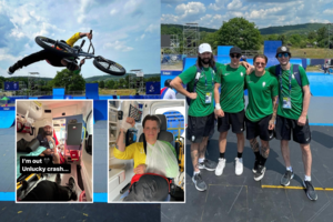 Lietuvos atletas Europos žaidynėse skubiai išvežtas į ligoninę: patyrė šiurpią traumą