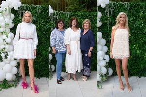 Verslios moterys susibūrė į „Baltąjį vakarą“: atvyko ir pasipuošusi trenerė Rasa Vilkienė