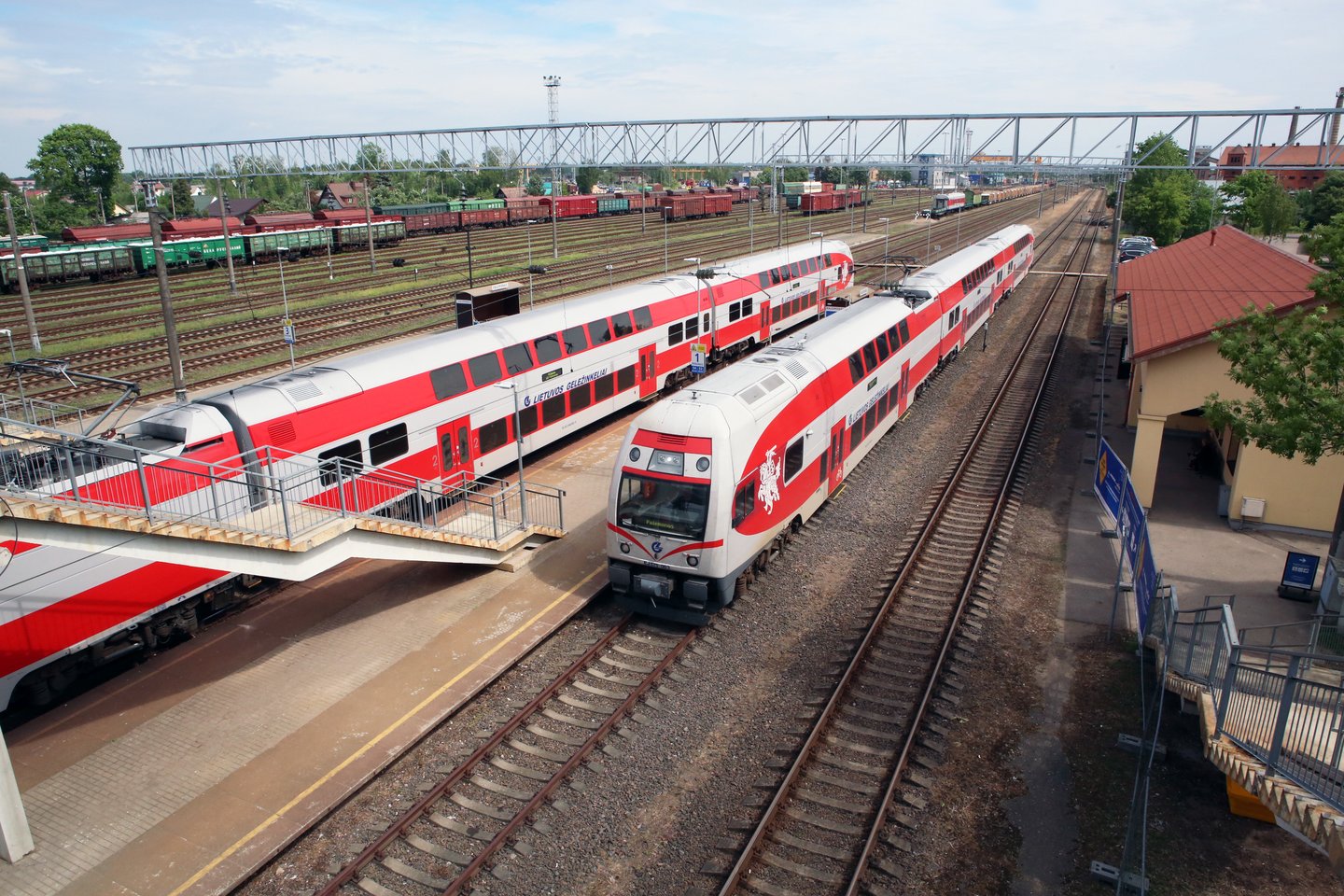 M. Skuodis: „Rail Baltica“ projektas bus įgyvendintas 2028 metais susijungus bėgiais su Lenkija.<br>M.Patašiaus nuotr.