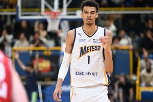 Talentingasis V. Wembanyama rėžė kritikams dėl jo lieknumo: „Gal liepkite kitiems mesti svorį“