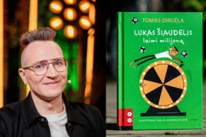 T. Dirgėlos personažas Lukas Šiaudelis tariasi su finansų eksperte: idėjos, kaip vaikai gali užsidirbti