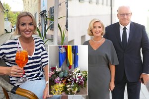 Ypatingą progą atšventusiai Ž. Pinskuvienei – jautrūs vyro žodžiai ir aplinkinių dėmesys: „Diena buvo nuostabi“