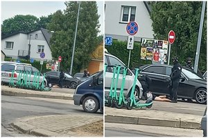 Alytuje veidu į asfaltą „Aras“ paguldė Lietuvos kikbokso čempioną