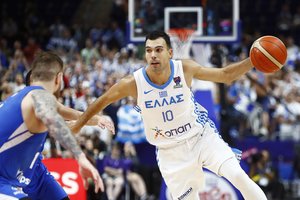 Netektis potencialių Lietuvos varžovų gretose – K. Sloukas nepadės graikams pasaulio čempionate