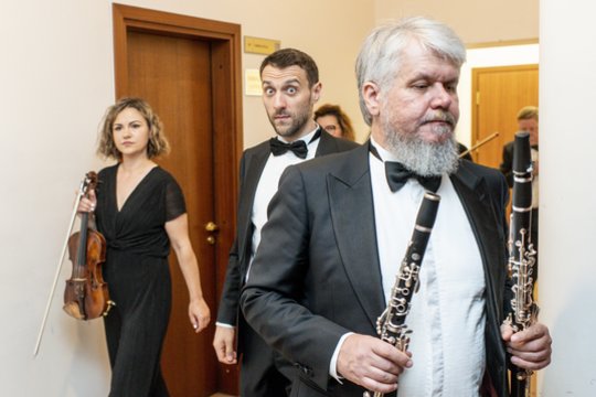 Pianistų A. ir L. Jussenų koncertas Vilniaus festivalyje. <br> D. Matvejevo nuotr.