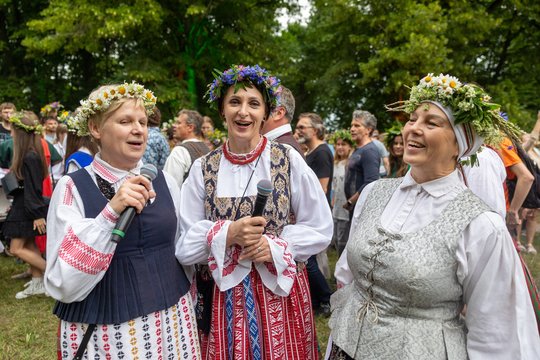  Rasų šventė Verkių parke Vilniuje.<br> ELTA / Julius Kalinskas