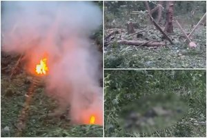 J. Prigožinas tvirtina, kad Rusijos kariuomenės atakavo „Wagner“ pozicijas, paviešino vaizdo įrašą