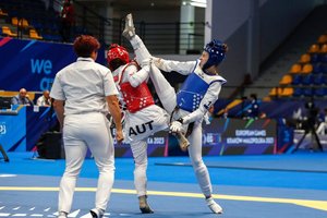 Europos žaidynių tekvondo turnyro starte – lietuvių pergalė ir pralaimėjimas