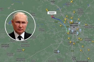 Vos iš Maskvos pakilęs V. Putino lėktuvas dingo iš radarų