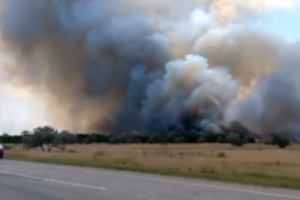 Žiniasklaida: Kryme užsidegė okupantų sandėliai