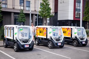 Vilnius taps pirmuoju Europos miestu, kur veikia autonominiai automobiliai: pristatinės prekes miesto centre