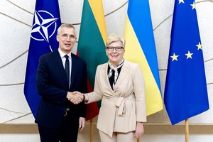 I. Šimonytė susitiko su NATO Generaliniu Sekretoriumi Jensu Stoltenbergu