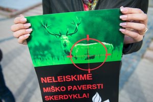 Ketvirtadienį organizuojamas protestas prieš naktinio matymo taikiklių medžioklėje įteisinimą