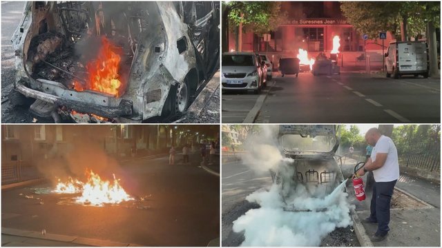 Paskelbta daugiau detalių apie riaušes Prancūzijoje: dešimtys suimtųjų, sužeisti 24 pareigūnai