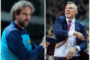 Per akimirką „Barcelona“ perėmęs naujasis treneris R. Grimau prakalbo apie Š. Jasikevičiaus vardo spaudimą