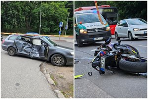 Aiškėja, kad avarijoje Vilniuje nukentėjo „Instagram“ gerai žinomas motociklininkas – turi tūkstančius sekėjų