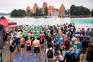 Varžybų sezoną pratęs populiarusis Trakų triatlonas
