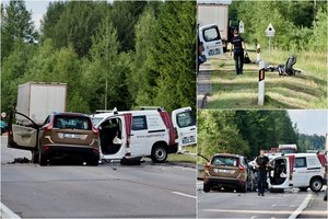 Tragiška avarija Molėtų rajone: žuvo vairuotoja, sužeistos 2 keleivės išgabentos į ligoninę