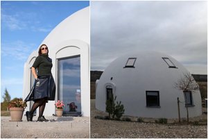 Moteris nenorėjo standartinės „dėžutės“, todėl Kėdainių krašte pasistatė namą, dėl kurio labiausiai keikėsi statybininkai