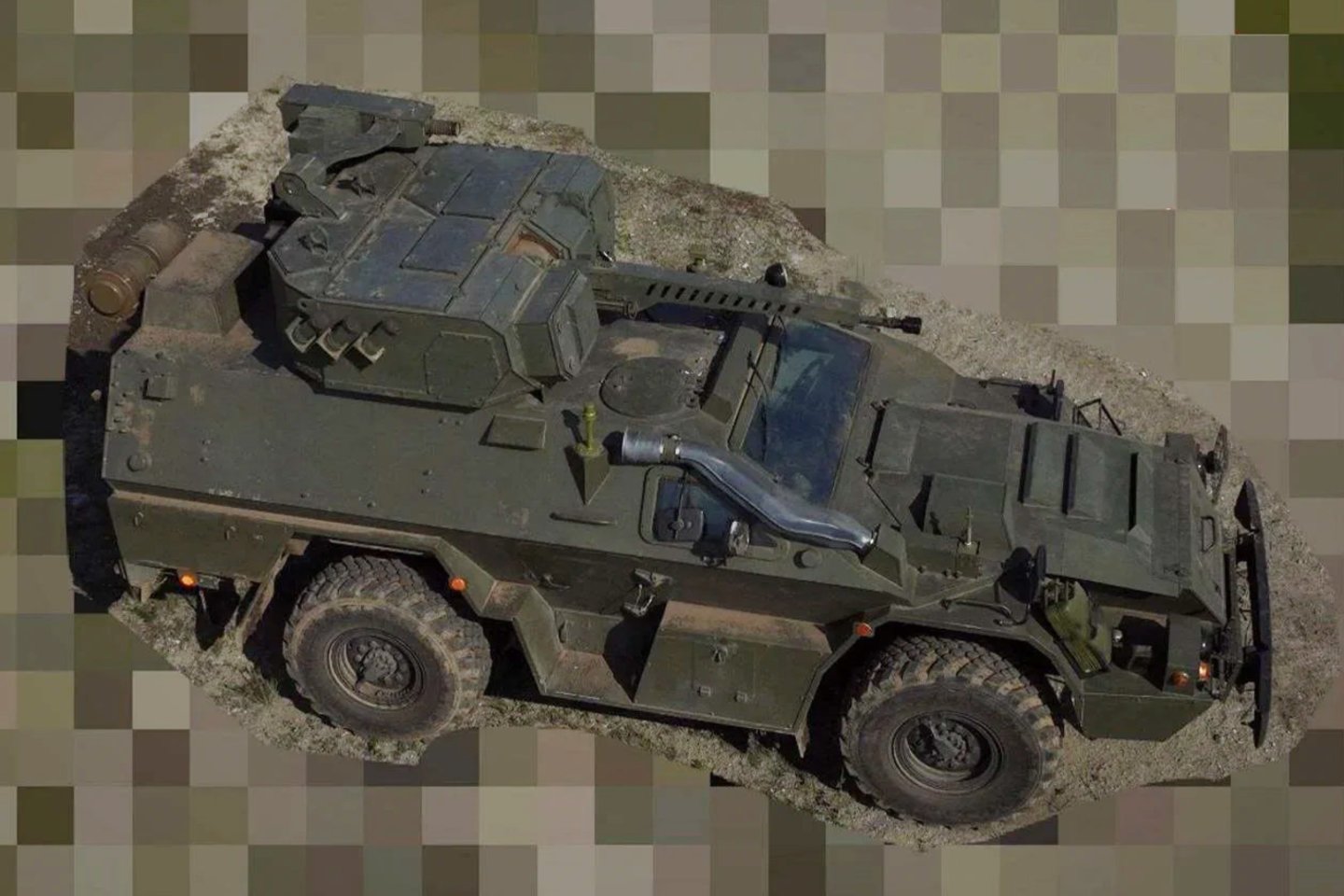 Ukrainoje pastebėtas „KAMAZ-43269“, dar žinomas kaip „BPM-97 Vystrel“.