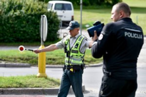 Kelių policija informuoja: liepos mėnesį rengs šias patikras