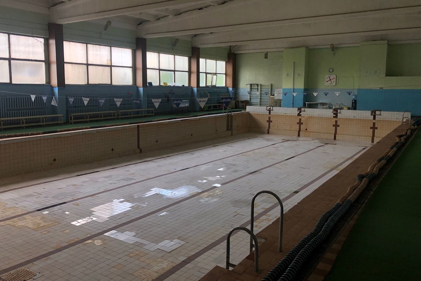 Kauno plaukimo mokyklos baseinas „Šilainiai“.<br>S. Prašmanto nuotr.