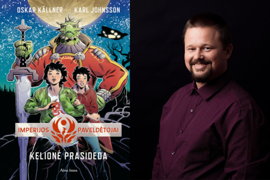 Juleso Verno knygų vaikystėje įkvėptas švedų rašytojas Oskaras Källneris vaikams pristato 6 knygų seriją