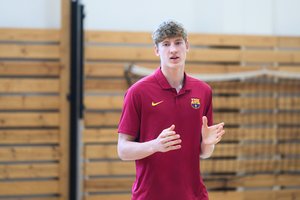 K. Jakučionis – apie naująjį šerifą „Barcelona“ klube ir Š. Jasikevičiaus bei N. Mirotičiaus patarimus