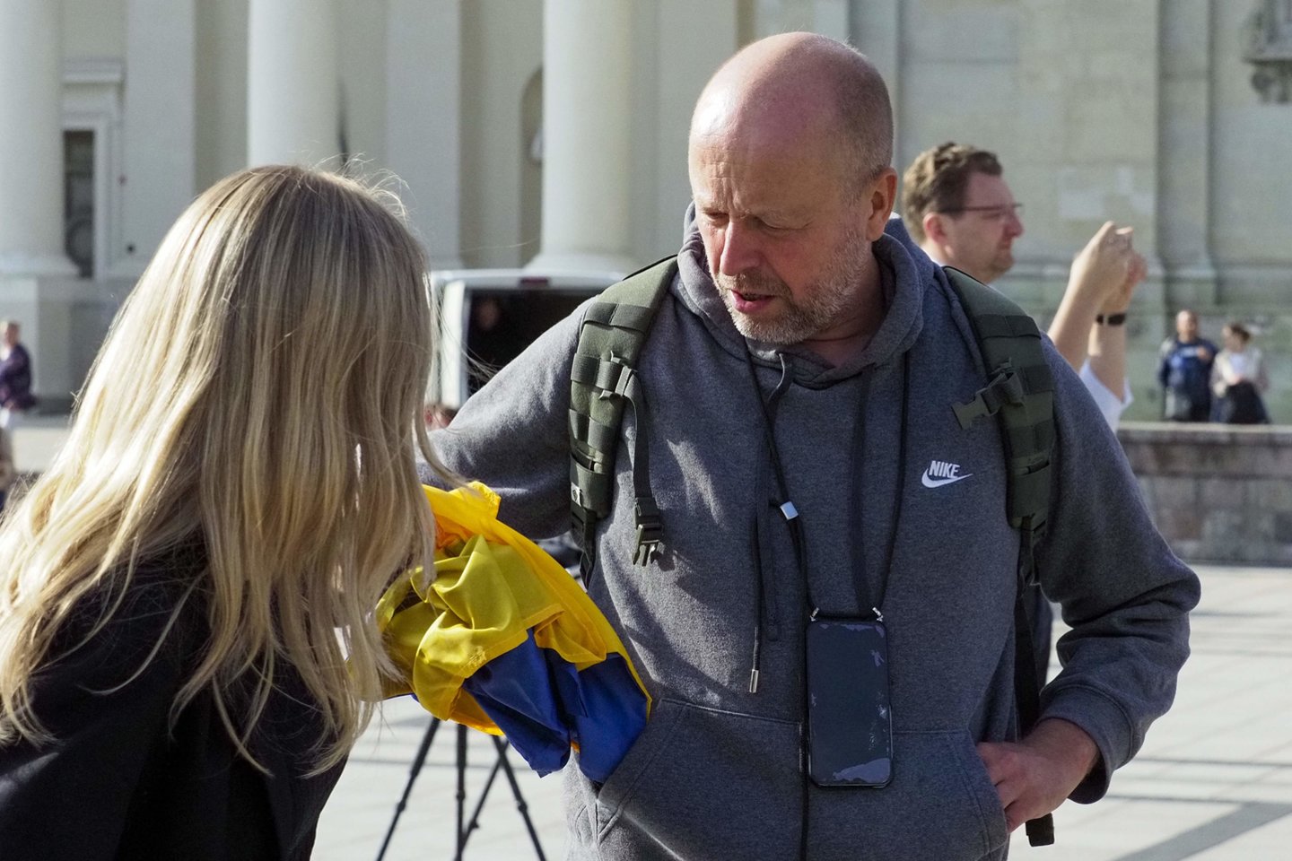 Mitingas Vilniuje: „Ukrainai – narystę NATO be jokių išlygų“.<br> V.Ščiavinsko nuotr.