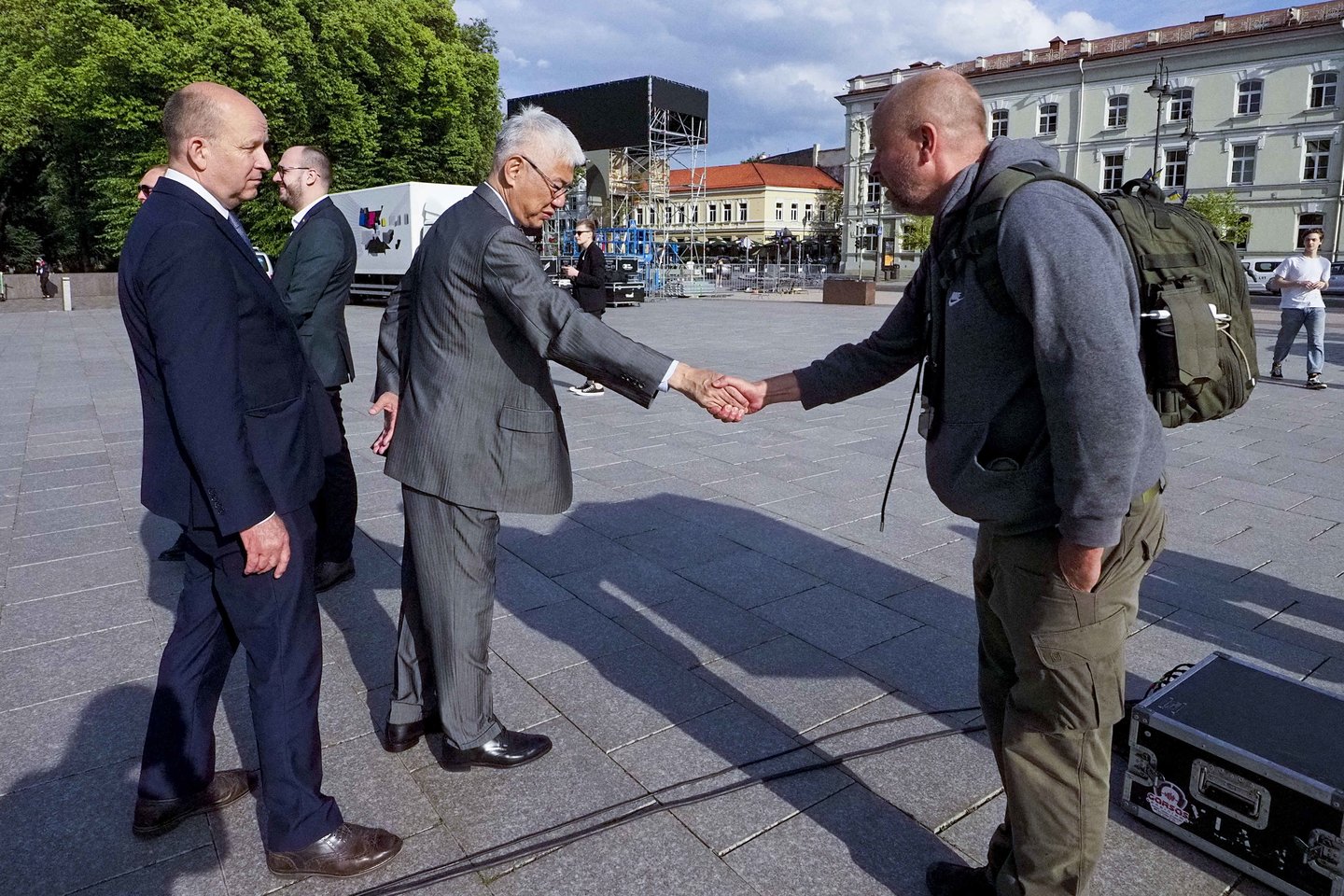 Mitingas Vilniuje: „Ukrainai – narystę NATO be jokių išlygų“.<br> V.Ščiavinsko nuotr.