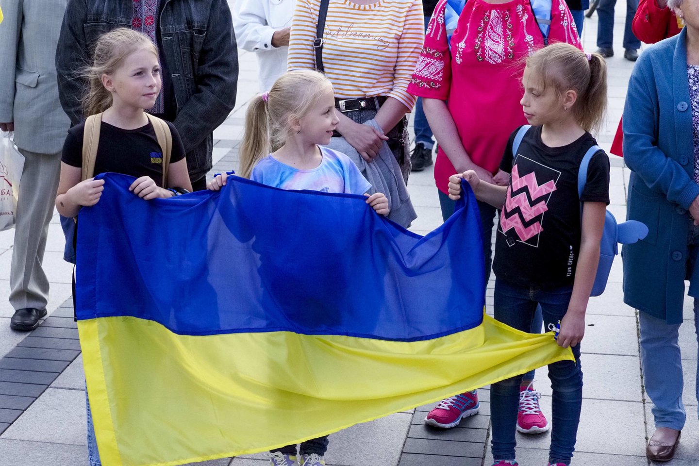 Mitingas Vilniuje: „Ukrainai – narystę NATO be jokių išlygų“.<br> V.Ščiavinsko nuotr.