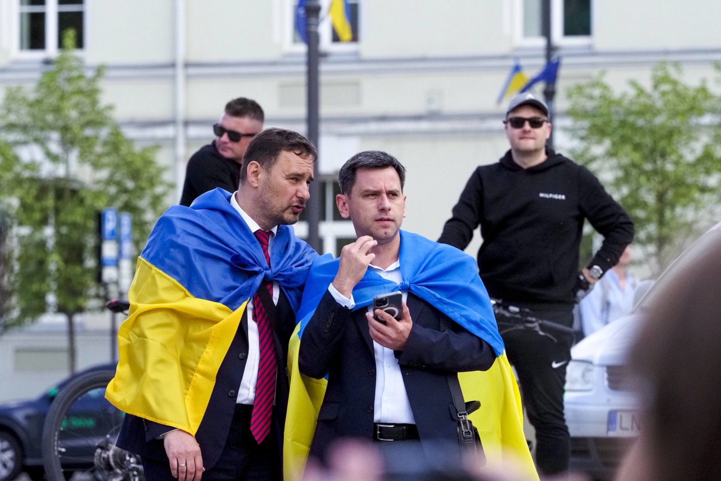Mitingas Vilniuje: „Ukrainai – narystę NATO be jokių išlygų“.<br> V.Ščiavinsko nuotr.
