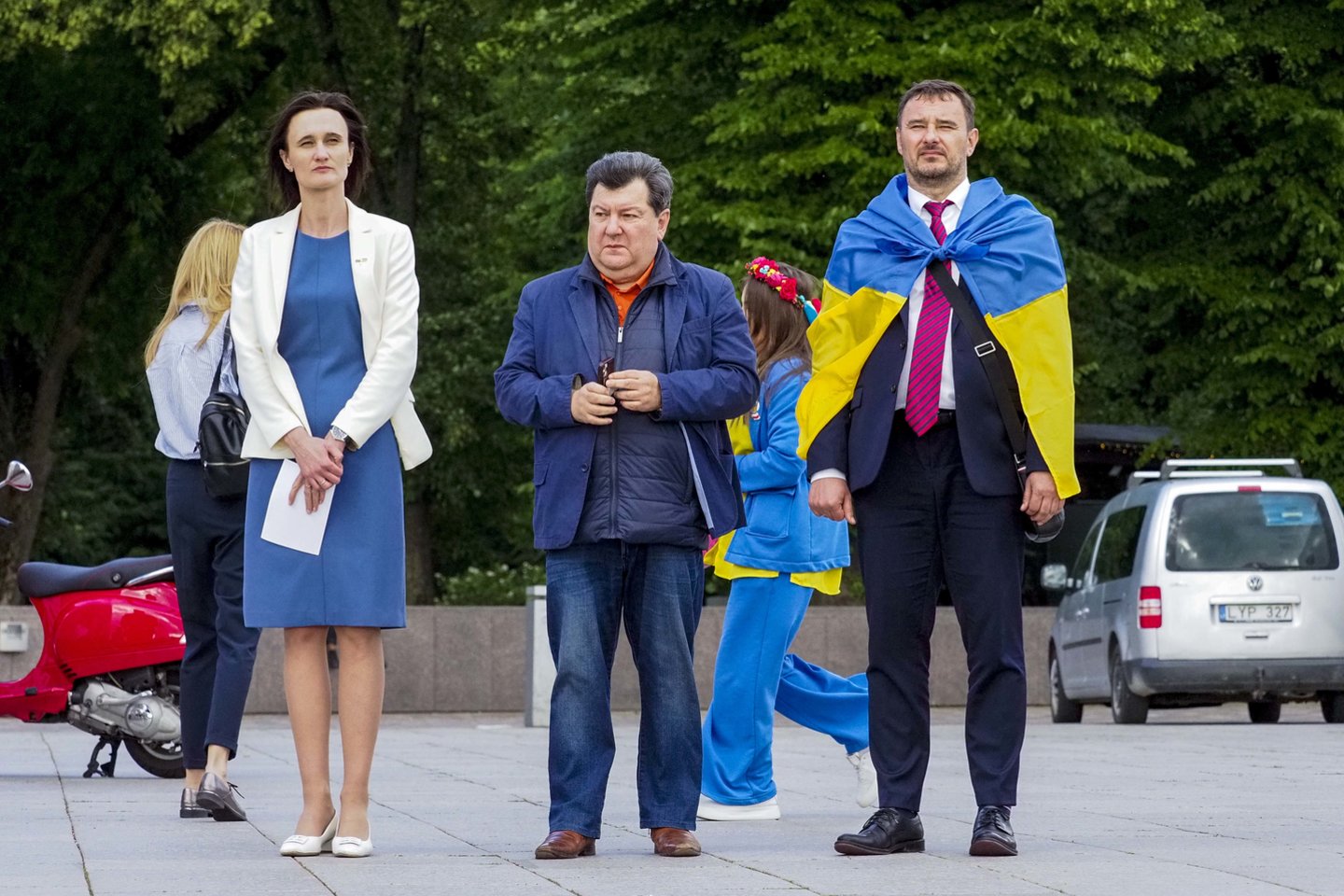 Mitingas Vilniuje: „Ukrainai – narystę NATO be jokių išlygų“.<br> V.Ščiavinsko nuotr.