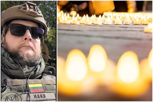 Mirė Bachmute sužalotas už Ukrainos laisvę kovojęs karys iš Lietuvos